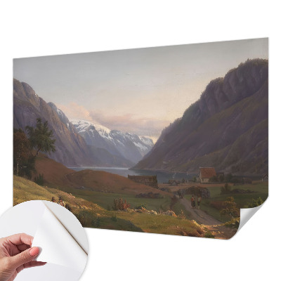 Papel de parede 3D Panorama da montanha
