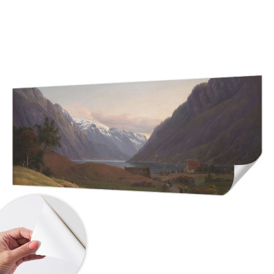 Papel de parede 3D Panorama da montanha