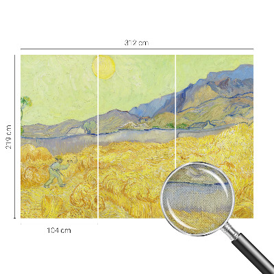 Papel de parede autocolante para quarto Campo de trigo