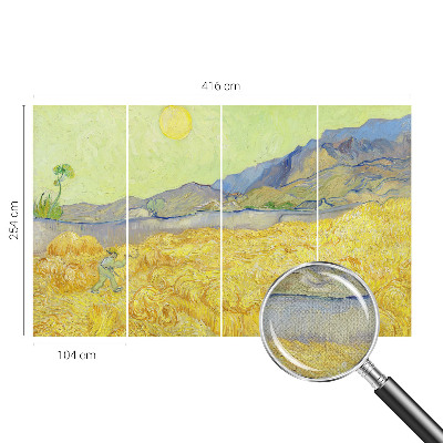 Papel de parede autocolante para quarto Campo de trigo