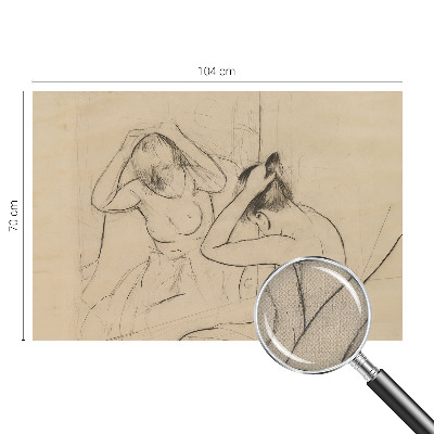Autocolante de parede fotográfico com design de elegância artística