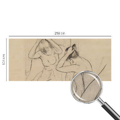 Autocolante de parede fotográfico com design de elegância artística