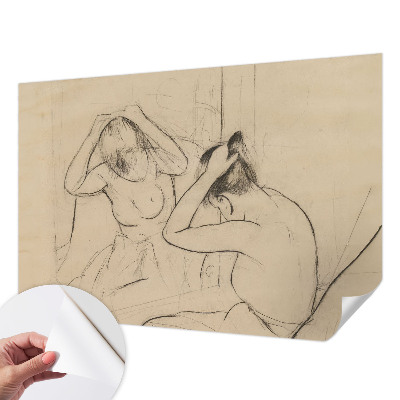 Autocolante de parede fotográfico com design de elegância artística