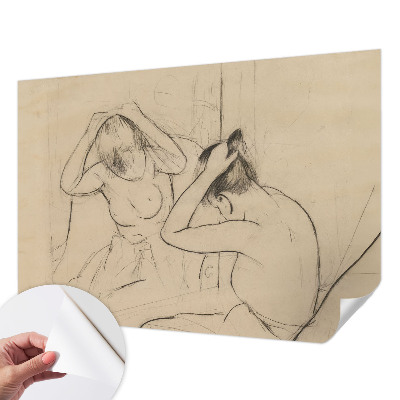Autocolante de parede fotográfico com design de elegância artística