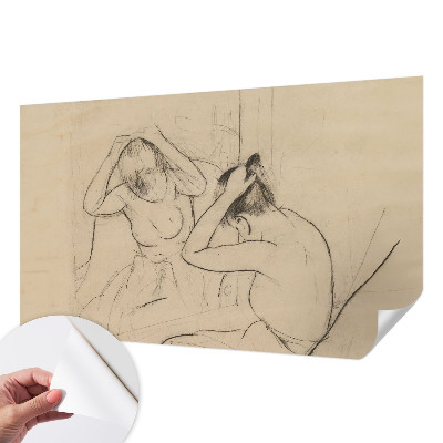 Autocolante de parede fotográfico com design de elegância artística