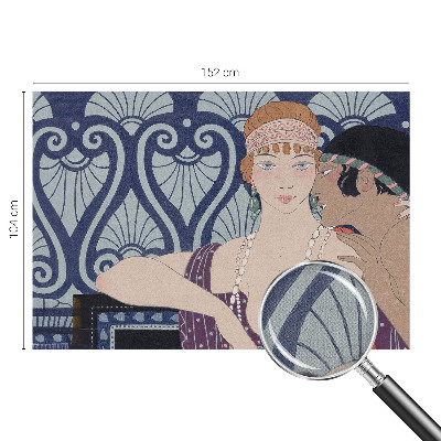Papel de parede para criança Casal artístico