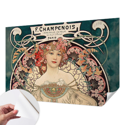 Papel de parede infantil Simetria floral