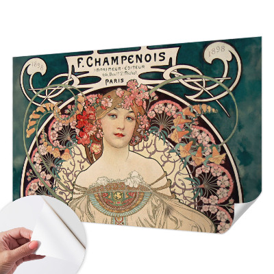 Papel de parede infantil Simetria floral