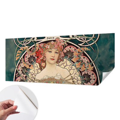 Papel de parede infantil Simetria floral