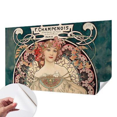 Papel de parede infantil Simetria floral