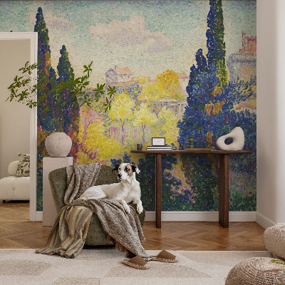 Papel de parede autocolante para sala Paisagens impressionistas
