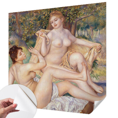 Papel de parede autocolante para quarto com mulheres descansando