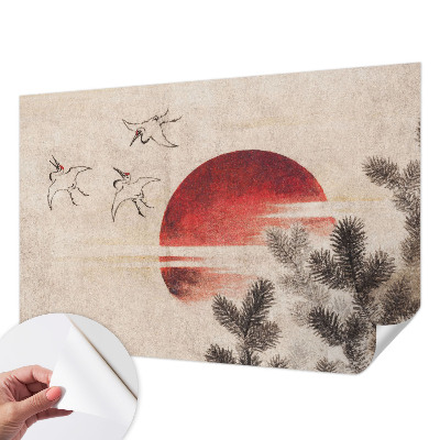 Papel de parede autocolante com estampa Floresta Leste