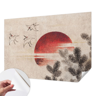 Papel de parede autocolante com estampa Floresta Leste