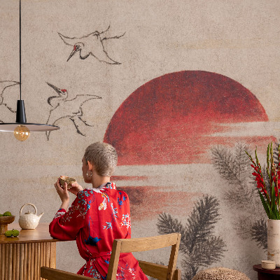 Papel de parede autocolante Floresta Leste