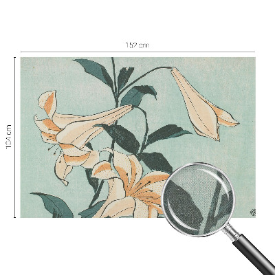 Papel de parede 3D Lírios delicados