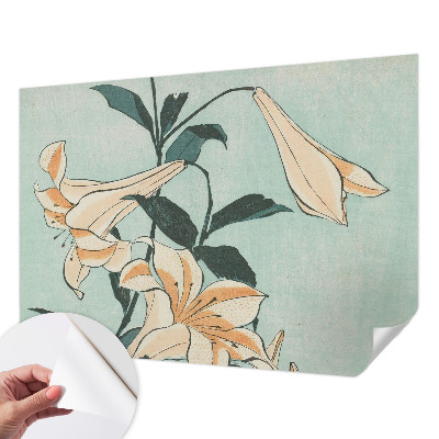 Papel de parede 3D Lírios delicados