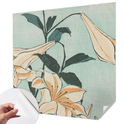 Papel de parede 3D Lírios delicados