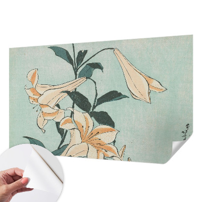Papel de parede 3D Lírios delicados