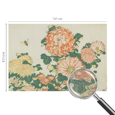 Papel de parede para criança flores de crisântemo