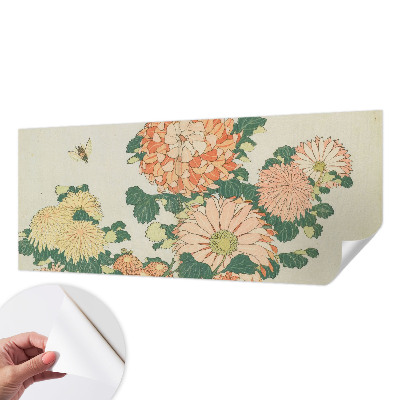 Papel de parede para criança flores de crisântemo