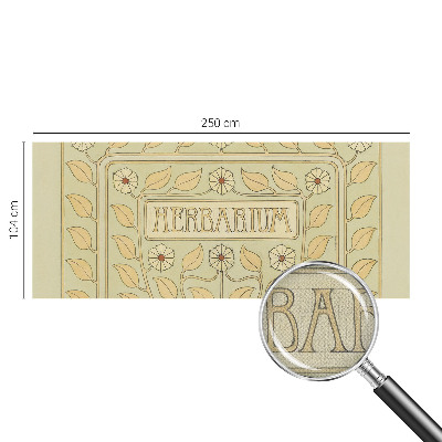 Papel de parede 3D Ornamento de planta