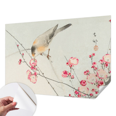 Papel de parede infantil Pássaro florido
