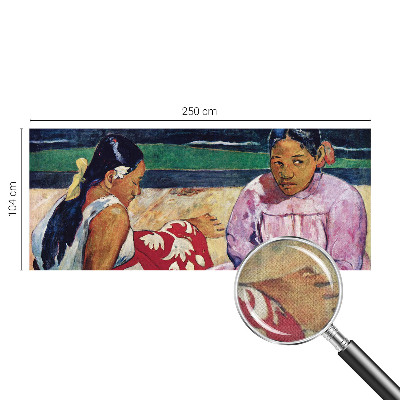 Papel de parede infantil com cena de praia