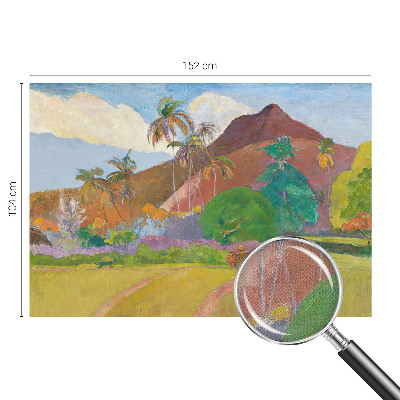 Papel de parede autocolante para sala com estampa de natureza exótica