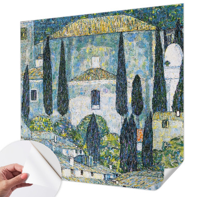 Papel de parede autocolante para quarto Casas de cipreste