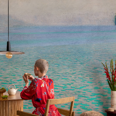 Papel de parede 3D Água turquesa