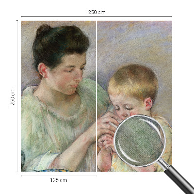 Papel de parede autocolante para sala cuidados parentais