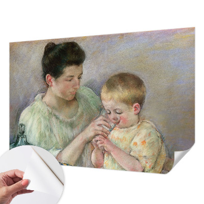 Papel de parede autocolante para sala cuidados parentais