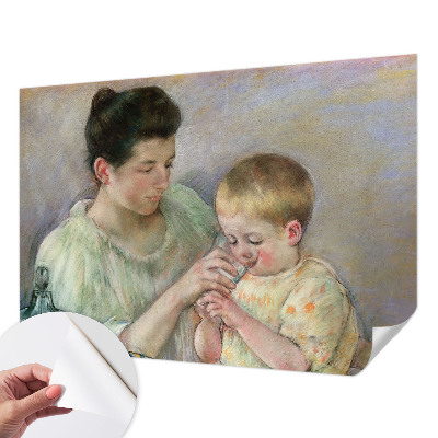 Papel de parede autocolante para sala cuidados parentais