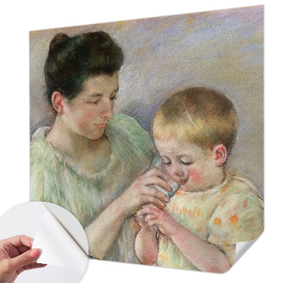 Papel de parede autocolante para sala cuidados parentais