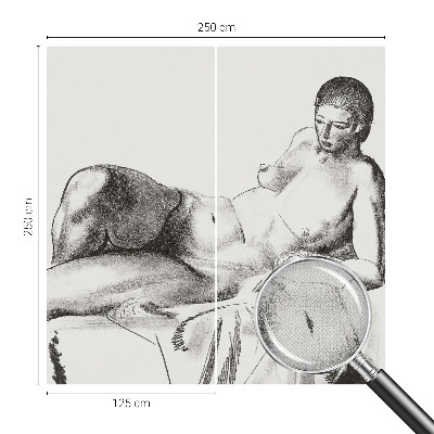 Papel de parede 3D Nu artístico