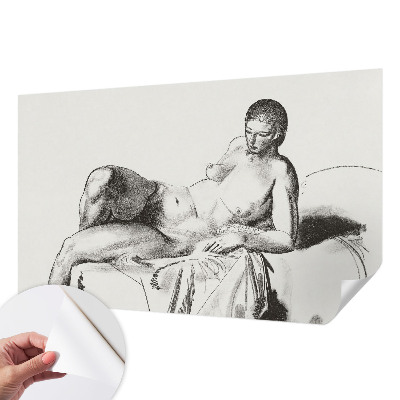 Papel de parede 3D com padrão de nu artístico