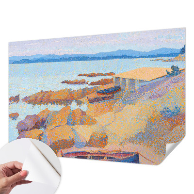 Papel de parede para criança com estampa vista para o mar