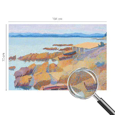 Papel de parede para criança com estampa vista para o mar