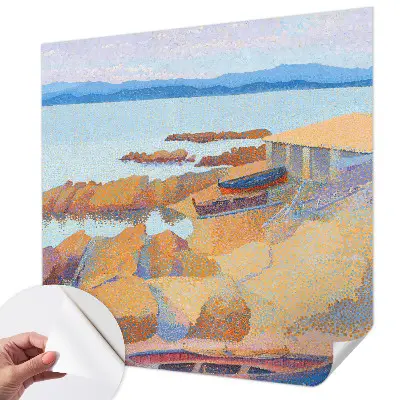 Papel de parede para criança com estampa vista para o mar