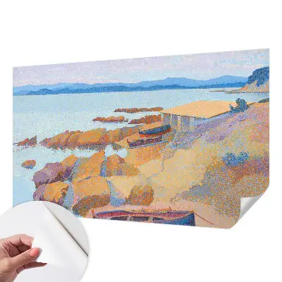 Papel de parede para criança com estampa vista para o mar