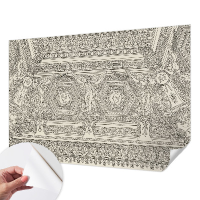 Papel de parede infantil Ornamento clássico
