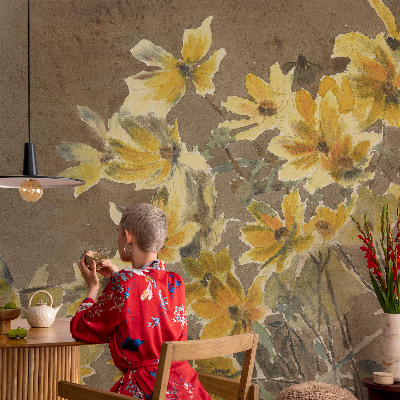 Papel de parede 3D Buquê ensolarado