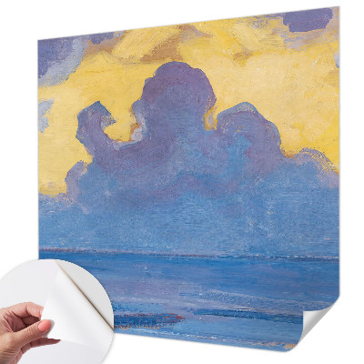 Papel de parede infantil Paisagem de nuvens