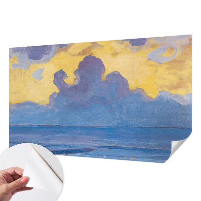 Papel de parede infantil Paisagem de nuvens