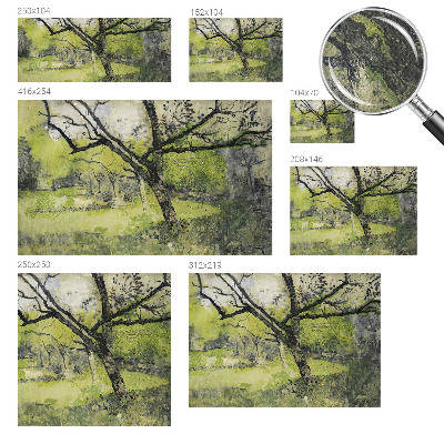 Papel de parede autocolante para sala Parque da primavera