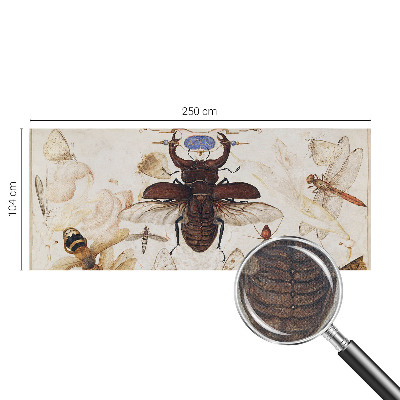 Papel de parede autocolante para quarto com padrão 'Harmonia natural' para decoração de interiores