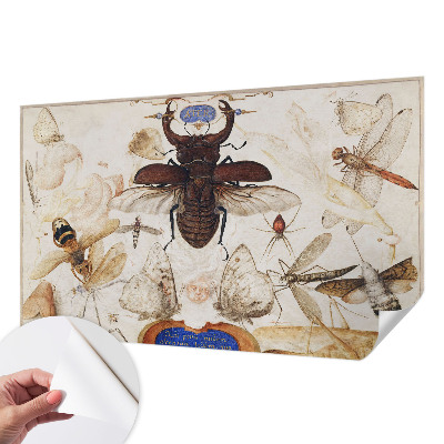 Papel de parede autocolante para quarto com padrão 'Harmonia natural' para decoração de interiores