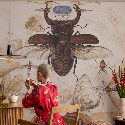 Papel de parede autocolante para quarto Harmonia natural