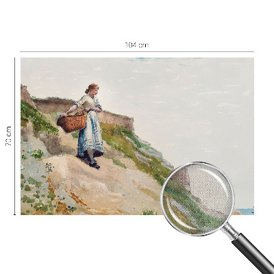 Papel de parede autocolante paisagem feminina